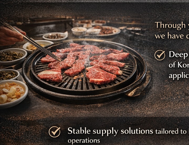 Korean barbecue and wholesale meat operations